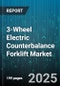 3-Wheel Electric Counterbalance Forklift Market by Warehouse & Logistics (Cold Storage, Distribution Centers, E-Commerce Fulfillment), Manufacturing (Automotive, Electronics, Food & Beverages) - Global Forecast 2025-2030 - Product Image