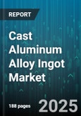 Cast Aluminum Alloy Ingot Market by Purity Level (High Purity, Standard Purity), Source (Primary Source, Secondary Source), Manufacturing Process, Product Type, End Use Application, Alloy Grade - Global Forecast 2025-2030- Product Image
