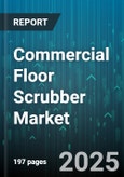 Commercial Floor Scrubber Market by End User (Education, Healthcare, Hospitality), Product Type (Ride-On, Walk-Behind), Power Source, Scrubbing Path Width, Brush Type - Global Forecast 2025-2030- Product Image