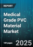 Medical Grade PVC Material Market by Application (Blood Bags, Catheters, Dialysis Tubing), Product (Flexible, Rigid), Processing, End User, Form, Grade, Distribution Channel - Global Forecast 2025-2030- Product Image