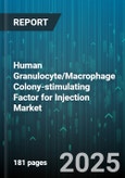 Human Granulocyte/Macrophage Colony-stimulating Factor for Injection Market by Product Type, Application, End User, Distribution Channel, Dosage Form, Route of Administration - Global Forecast 2025-2030- Product Image