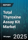 Total Thyroxine Assay Kit Market by Technique (Chemiluminescent Immunoassay, Electrochemiluminescence Immunoassay, Enzyme Linked Immunosorbent Assay), Product Type (Instruments, Kits, Reagents), End User, Distribution Channel, Application - Global Forecast 2025-2030- Product Image