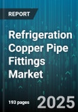 Refrigeration Copper Pipe Fittings Market by Product Type (Adapter Fittings, Coupling Fittings, Elbow Fittings), Application (Commercial Applications, Industrial Applications, Residential Applications), Distribution Channel, Pressure Rating - Global Forecast 2025-2030- Product Image