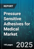Pressure Sensitive Adhesives for Medical Market by Application (Electrodes & Sensors, Medical Tapes, Surgical Drapes & Gowns), Product Type (Acrylic, Rubber Based, Silicone), End User, Backing Material, Form, Technology, Sterilization Method - Global Forecast 2025-2030- Product Image