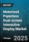 Motorized Paperless Dual-screen Interactive Display Market by End User Industry (Corporate, Education, Government), Application (Collaborative Presentations, Control Rooms, Digital Signage), Technology, Screen Size, Sales Channel, Resolution - Global Forecast 2025-2030 - Product Thumbnail Image