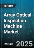 Array Optical Inspection Machine Market by Application (Flat Panel Display Inspection, Printed Circuit Board Inspection, Semiconductor Wafer Inspection), Technology (2D Inspection, 3D Inspection), End User, Machine Type - Global Forecast 2025-2030- Product Image