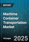 Maritime Container Transportation Market by Service Type (Full Container Load, Less Than Container Load), Container Type (Dry Container, Flat Rack Container, High Cube Container), Vessel Size, End-Use Industry, Asset Ownership - Global Forecast 2025-2030- Product Image