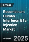 Recombinant Human Interferon ß1a Injection Market by Route of Administration (Intramuscular Injection, Subcutaneous Injection), Application (Multiple Sclerosis), Product Type, Form, Distribution Channel, End Use, Dosage Strength - Global Forecast 2025-2030- Product Image