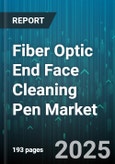 Fiber Optic End Face Cleaning Pen Market by Type (Automated Cleaning System, Manual Pen, Motorized Pen), End User (Data Center Operators, Enterprise, Original Equipment Manufacturers), Cable Type, Distribution Channel, Price Tier - Global Forecast 2025-2030- Product Image