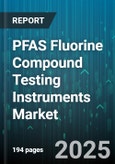 PFAS Fluorine Compound Testing Instruments Market by Instrument Type (Gas Chromatography Mass Spectrometry, Ion Chromatography, Liquid Chromatography Mass Spectrometry), Application (Air Testing, Food Testing, Soil Testing), End User - Global Forecast 2025-2030- Product Image