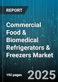 Commercial Food & Biomedical Refrigerators & Freezers Market by Product (Biomedical Freezers, Biomedical Refrigerators, Food Freezers), Application (Biotechnology, Food Service, Healthcare), End User, Distribution Channel, Cooling Type - Global Forecast 2025-2030- Product Image