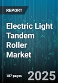 Electric Light Tandem Roller Market by Application (Asphalt Compaction, Parking Lot Construction, Road Repair), End User (Contractors, Municipal Departments, Rental Companies), Service Type, Battery Type, Battery Capacity, Roller Width, Sales Channel - Global Forecast 2025-2030- Product Image