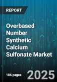 Overbased Number Synthetic Calcium Sulfonate Market by Application (Engine Oil Formulations, Industrial Lubricants, Marine Oil Formulations), End Use Industry (Automotive, Aviation, Industrial Machinery), Grade, Sales Channel - Global Forecast 2025-2030- Product Image