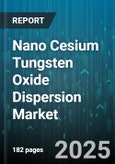 Nano Cesium Tungsten Oxide Dispersion Market by End Use Industry (Aerospace & Defense, Automotive, Coatings & Inks), Application (Electrochromic Devices, Electromagnetic Shielding, Heat Reflective Coatings), Product Type, Technology, Sales Channel - Global Forecast 2025-2030- Product Image