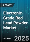 Electronic-Grade Red Lead Powder Market by Application (Ceramics, Firing Pastes, Glass), End-Use Industry (Aerospace, Automotive, Construction), Purity Grade, Type, Form, Sales Channel - Global Forecast 2025-2030- Product Image