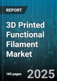 3D Printed Functional Filament Market by Material Type (Composite Filaments, Flexible Filaments, High Performance), End Use Industry (Aerospace, Automotive, Consumer Goods), Application Type, Distribution Channel, Price Tier - Global Forecast 2025-2030- Product Image