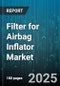 Filter for Airbag Inflator Market by Vehicle Type (Commercial Vehicle, Passenger Car, Two Wheeler), Application (Curtain Airbag, Frontal Airbag, Knee Airbag), Technology, Propellant Type, Fitment, Distribution Channel - Global Forecast 2025-2030 - Product Image