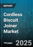Cordless Biscuit Joiner Market by Distribution Channel (Home Improvement Retailers, Online Retailers, Specialty Retailers), End User (DIY Enthusiasts, Professional Users), Application, Voltage, Battery Capacity - Global Forecast 2025-2030- Product Image