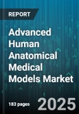 Advanced Human Anatomical Medical Models Market by Model Type (Hybrid, Physical, Virtual), Application (Medical Training, Patient Education, Research), End User, Technology, Anatomical Region, Material, Distribution Channel, Age Group - Global Forecast 2025-2030- Product Image