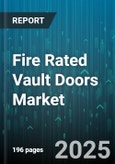 Fire Rated Vault Doors Market by Material (Composite, Steel), Type (Automatic, Manual), Opening, Application, Installation, Door Rating, Sales Channel, End User - Global Forecast 2025-2030- Product Image