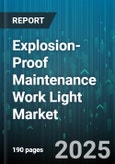 Explosion-Proof Maintenance Work Light Market by Product Type (Fluorescent, Halogen, LED), End User (Chemical, Mining, Oil And Gas), Explosion Proof Rating, Luminosity, Mounting Type, Mobility, Certification, Distribution Channel - Global Forecast 2025-2030- Product Image