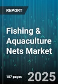 Fishing & Aquaculture Nets Market by Net Type (Cast Nets, Gill Nets, Seine Nets), Material (Nylon, Polyester, Polyethylene), Application, End User, Distribution Channel - Global Forecast 2025-2030- Product Image