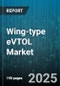 Wing-type eVTOL Market by Operation Mode (Autonomous, Piloted, Remote Piloted), Propulsion Type (Battery Electric, Fuel Cell Electric, Hybrid Electric), Capacity, End User, Range, Application - Global Forecast 2025-2030 - Product Thumbnail Image