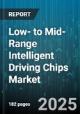 Low- to Mid-Range Intelligent Driving Chips Market by Level Of Automation (Level 2, Level 2+, Level 3), Chip Type (Digital Signal Processor, Field Programmable Gate Array, Graphics Processing Unit), Application, Vehicle Type, Distribution Channel - Global Forecast 2025-2030- Product Image