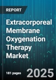 Extracorporeal Membrane Oxygenation Therapy Market by Type (Venoarterial, Venovenous), Application (Cardiac, Extracorporeal Cardiopulmonary Resuscitation, Respiratory), Product, Patient Age, Hospital Type - Global Forecast 2025-2030- Product Image