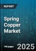 Spring Copper Market by End Use (Aerospace & Defense, Automotive, Electronics & Electrical), Alloy (Beryllium Copper, Brass, Nickel Silver), Product Form, Distribution Channel, Manufacturing Process - Global Forecast 2025-2030- Product Image