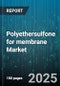 Polyethersulfone for membrane Market by Process Type (Microfiltration, Nanofiltration, Reverse Osmosis), Configuration (Flat Sheet, Hollow Fiber, Spiral Wound), End-Use Industry, Application - Global Forecast 2025-2030 - Product Image