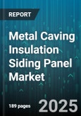 Metal Caving Insulation Siding Panel Market by Product Type (Composite Panel, Corrugated Panel), Insulation Material (Mineral Wool, Polystyrene, Polyurethane), End Use, Construction Type, Sales Channel, Panel Thickness, Fire Resistance Class - Global Forecast 2025-2030- Product Image