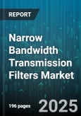 Narrow Bandwidth Transmission Filters Market by Application (Aerospace & Defense, Consumer Electronics, Medical Devices), Filter Type (Bulk Acoustic Wave, Ceramic, MEMS), Frequency Range, End User, Distribution Channel - Global Forecast 2025-2030- Product Image