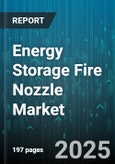 Energy Storage Fire Nozzle Market by Type (Automatic, Constant Flow, Manual), Material (Aluminum, Brass, Plastic), Application, End User, Distribution Channel - Global Forecast 2025-2030- Product Image