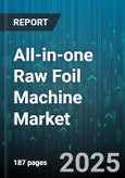 All-in-one Raw Foil Machine Market by Product Type (Bare Foil, Coated Foil, Laminated Foil), Application (Food Packaging, Industrial Packaging, Pharmaceutical Packaging), End Use Industry, Technology, Machine Type, Output Capacity - Global Forecast 2025-2030- Product Image