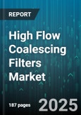 High Flow Coalescing Filters Market by End Use Industry (Chemical Processing, Food & Beverage, Oil & Gas), Filter Type (Bag, Cartridge, Pleated), Filtered Medium, Pressure Range, Flow Rate, Filter Material - Global Forecast 2025-2030- Product Image