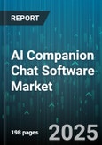 AI Companion Chat Software Market by Deployment (Cloud, On-Premises), Component (Services, Software), Functionality, Application, End User, Industry Vertical, Technology - Global Forecast 2025-2030- Product Image