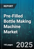 Pre-Filled Bottle Making Machine Market by End User Industry (Chemicals, Cosmetics & Personal Care, Food & Beverage), Machine Type (Inline, Rotary), Automation Level, Filling Technology, Packaging Material, Output Capacity - Global Forecast 2025-2030- Product Image