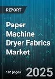 Paper Machine Dryer Fabrics Market by End Use (Newsprint, Packaging, Printing & Writing), Material (Aramid, PBO, Polyamide), Seam Type, Machine Speed, Layer Type - Global Forecast 2025-2030- Product Image