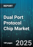 Dual Port Protocol Chip Market by Protocol Type (Ethernet, FireWire, PCI Express), End Use (Automotive, Consumer Electronics, Data Center), Product Type, Application, Data Rate, Sales Channel - Global Forecast 2025-2030- Product Image