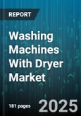 Washing Machines With Dryer Market by Type, Distribution Channel, Capacity, Drying Technology, End Use, Price Range, Energy Rating, Control Type, Motor Type, Form Factor, Connectivity Features - Global Forecast 2025-2030- Product Image