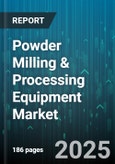 Powder Milling & Processing Equipment Market by Equipment Type (Ball Mills, Hammer Mills, Jet Mills), Application (Coating, Granulation, Mixing), Material, Technology, End-User Industry, Operation Mode - Global Forecast 2025-2030- Product Image