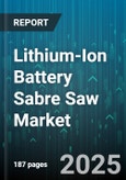 Lithium-Ion Battery Sabre Saw Market by End User (Commercial, Industrial, Residential), Application (Construction, Demolition, Electrical), Battery Capacity, Voltage, Selling Price Range, Power Output, Speed, Distribution Channel, Charging Time - Global Forecast 2025-2030- Product Image
