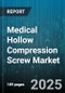 Medical Hollow Compression Screw Market by Application (Dental Implants, Fracture Fixation, Orthopedic Reconstruction), Material (Bioabsorbable Polymer, Stainless Steel, Titanium), End User, Distribution Channel, Patient Age - Global Forecast 2025-2030 - Product Image