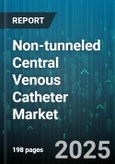 Non-tunneled Central Venous Catheter Market by Application (Apheresis, Chemotherapy, Hemodialysis), End User (Ambulatory Surgical Centers, Hospitals, Specialty Clinics), Access Site, Product Type, Material - Global Forecast 2025-2030- Product Image