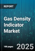 Gas Density Indicator Market by End Use Industry (Chemical, Environmental Monitoring, Healthcare), Technology (Coriolis, Pressure Differential, Thermal Conductivity), Instrument Type, Gas Type, Mounting Type - Global Forecast 2025-2030- Product Image