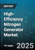 High-Efficiency Nitrogen Generator Market by End Use Industry (Automotive, Chemicals & Petrochemicals, Electronics & Semiconductors), Technology Type (Membrane, PSA), Purity Level, Flow Rate, Pressure - Global Forecast 2025-2030- Product Image