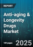 Anti-aging & Longevity Drugs Market by Therapy Area (Dermatology, Metabolic Disorders, Neurology), Drug Type (Biologics, Nutraceuticals, Small Molecules), Distribution Channel, End User, Mechanism of Action - Global Forecast 2025-2030- Product Image