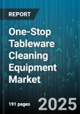 One-Stop Tableware Cleaning Equipment Market by Product Type (Batch Washers, Conveyor Dishwashers, Ultrasonic Cleaners), End Use (Commercial, Residential), Distribution Channel, Cleaning Technology, Cleaning Agent - Global Forecast 2025-2030- Product Image