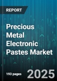Precious Metal Electronic Pastes Market by Metal Type (Gold, Palladium, Silver), Product Type (Conductive Ink, Thick Film Paste, Thin Film Paste), Application, End-Use Industry, Technology, Packaging, Curing Technique - Global Forecast 2025-2030- Product Image